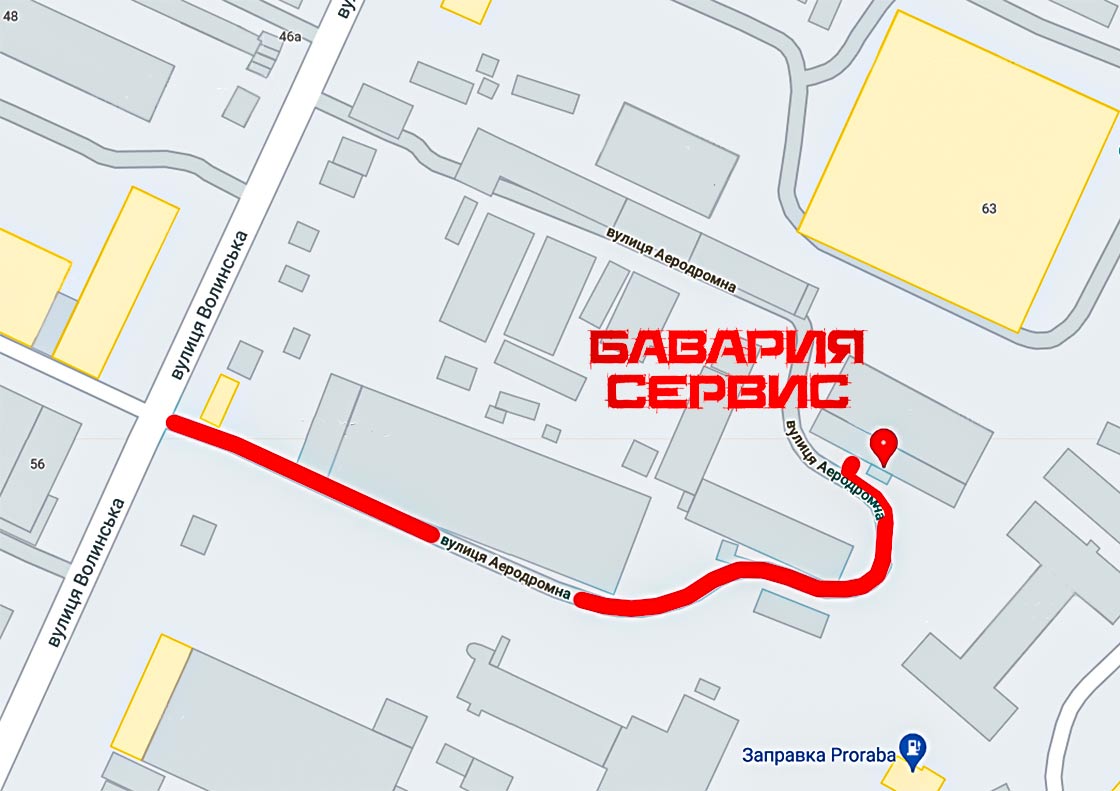 Контакты Бавария Сервис схема заезда
